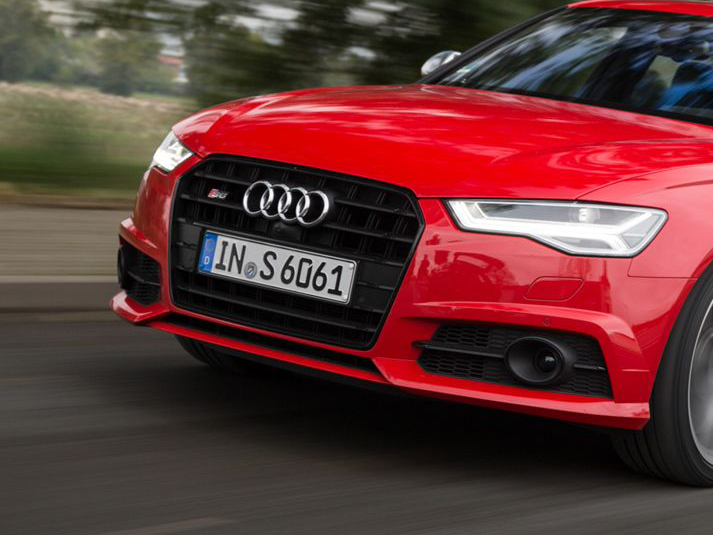 Audi A6 LIFT C7 2015-2018 Front Grill, Singleframe Grill, S6 Black Style